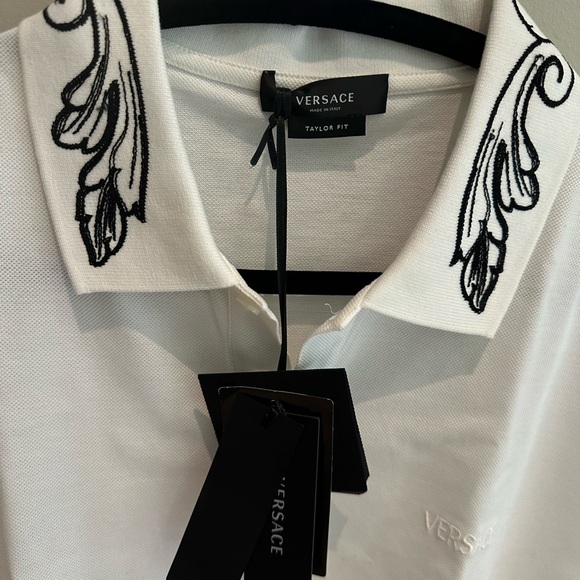 Brand New Taylor Fit Versace collar Shirt - Picture 5 of 12